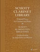 Schott Clarinet Library Clarinet and Piano cover